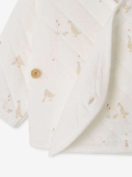 Goose print newborn outfit ecru - vertbaudet enfant 