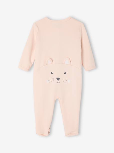 Newborn cat pyjamas pale pink - vertbaudet enfant 