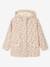 Printed hooded raincoat for girls grey green+multicoloured+navy blue+vanilla - vertbaudet enfant 