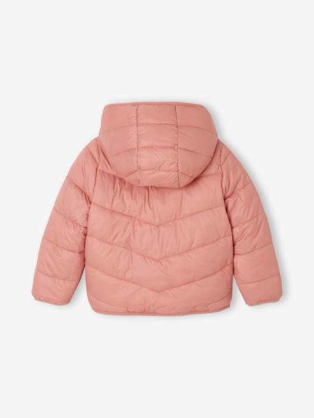 Doudoune fille légère réversible vert émeraude+vert sauge - vertbaudet enfant 