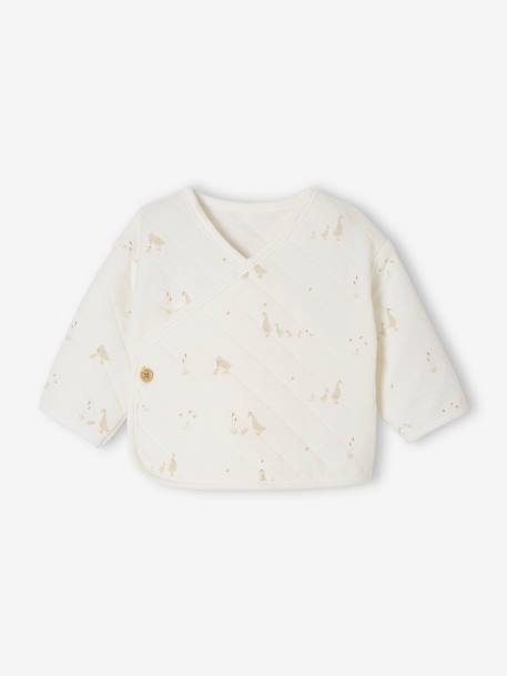 Goose print newborn outfit ecru - vertbaudet enfant 