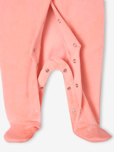 Lot de 2 dors-bien en velours pêche - vertbaudet enfant 