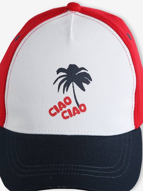Casquette Garçon Print Devant rouge - vertbaudet enfant 