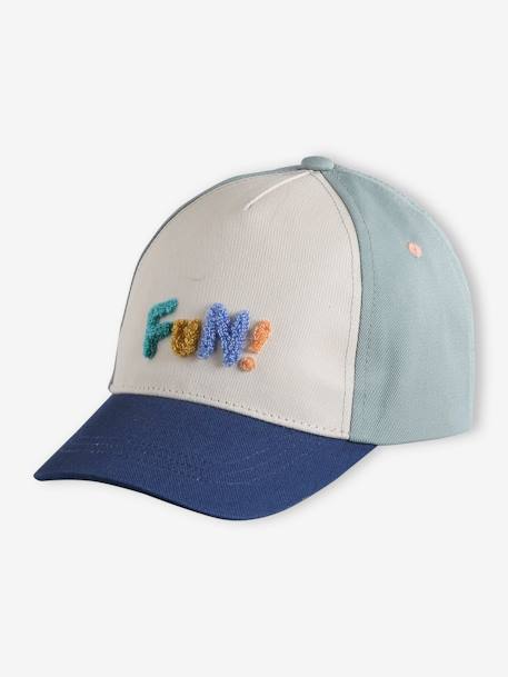 'Fun' Cap for Babies grey blue - vertbaudet enfant 