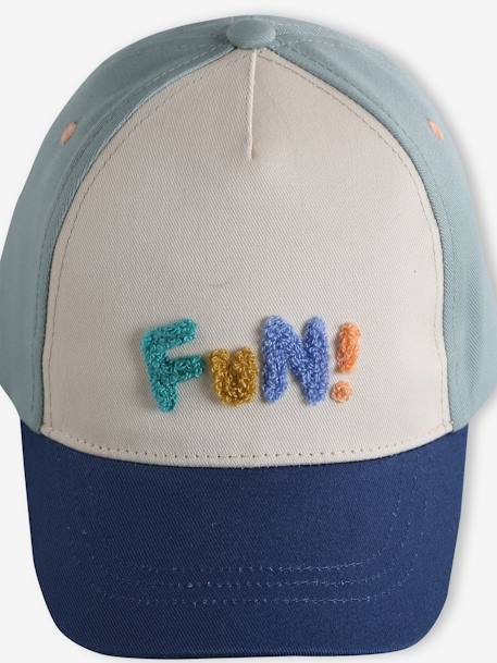 'Fun' Cap for Babies grey blue - vertbaudet enfant 
