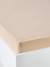 Plain Fitted Sheet in Organic Cotton* Gauze for Babies ochre+sage green+vanilla - vertbaudet enfant 