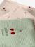 Pack of 3 CHERRY muslin squares printed beige - vertbaudet enfant 