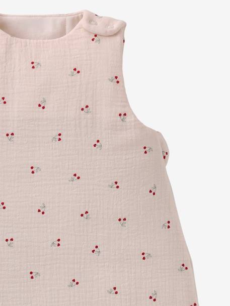 Sleeveless CHERRY sleepbag printed beige - vertbaudet enfant 