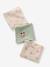 Pack of 3 CHERRY muslin squares printed beige - vertbaudet enfant 