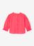 Blouse bébé broderie anglaise à volants blanc+bleu ciel+rose bonbon - vertbaudet enfant 