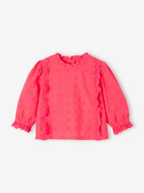 -Blouse bébé broderie anglaise à volants