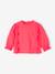 Blouse bébé broderie anglaise à volants blanc+bleu ciel+rose bonbon - vertbaudet enfant 