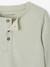 Lot 2 tee-shirts tunisiens bébé manches longues vert de gris - vertbaudet enfant 
