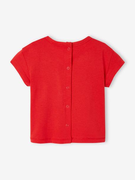 Lot de 2 T-shirts Basics bébé manches courtes rouge - vertbaudet enfant 