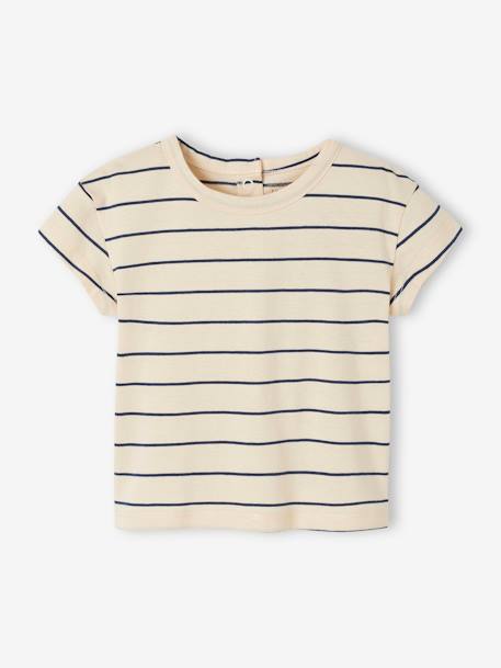 Lot de 2 T-shirts Basics bébé manches courtes rouge - vertbaudet enfant 