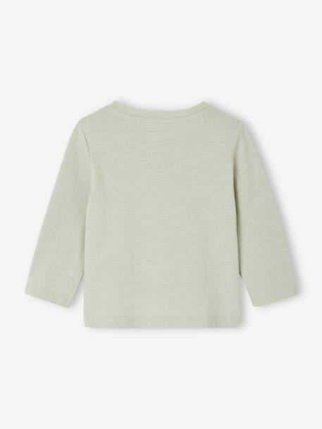 Lot 2 tee-shirts tunisiens bébé manches longues vert de gris - vertbaudet enfant 