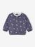 Sweatshirt with Broderie Anglaise Collar for Babies navy blue - vertbaudet enfant 