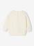 Sweat bébé col rond écru+vert sauge - vertbaudet enfant 