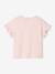 T-shirt bébé à message en coton bio rose pâle - vertbaudet enfant 