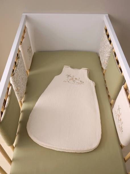 Cotton gauze sleepbag for summer BABYLON sandy beige - vertbaudet enfant 