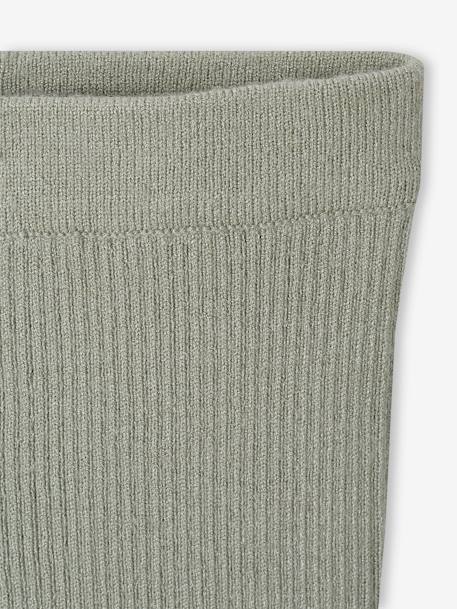 Ensemble bébé mixte gilet pantalon en tricot blanc+gris clair chiné+vert d'eau+vert sauge - vertbaudet enfant 