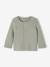 Ensemble bébé mixte gilet pantalon en tricot blanc+gris clair chiné+vert d'eau+vert sauge - vertbaudet enfant 