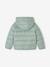 Lightweight hooded puffer jacket for girls grey green+navy blue+old rose+rose - vertbaudet enfant 