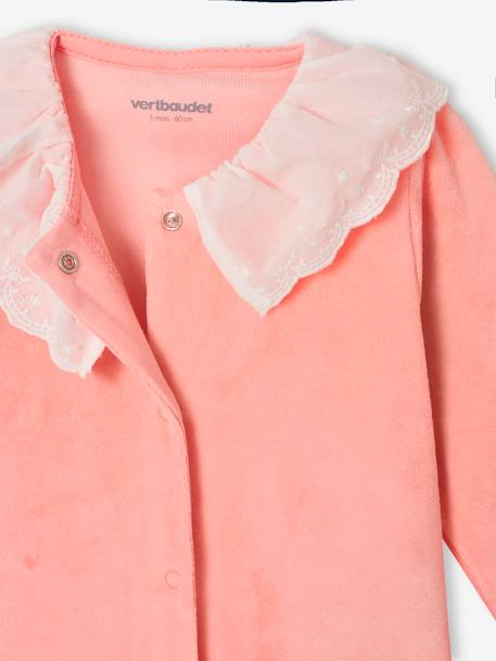 Lot de 2 dors-bien en velours pêche - vertbaudet enfant 