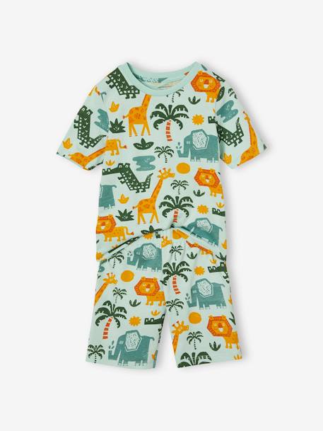 Pack of 2 Savannah Pyjamas for Boys petrol blue - vertbaudet enfant 