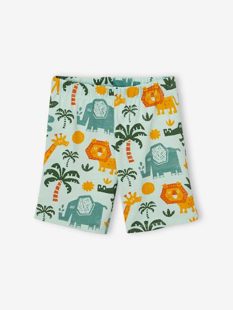 Pack of 2 Savannah Pyjamas for Boys petrol blue - vertbaudet enfant 