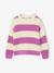 Striped jumper for girls ecru - vertbaudet enfant 