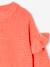 Pull à volants en maille fantaisie fille corail+vanilla - vertbaudet enfant 