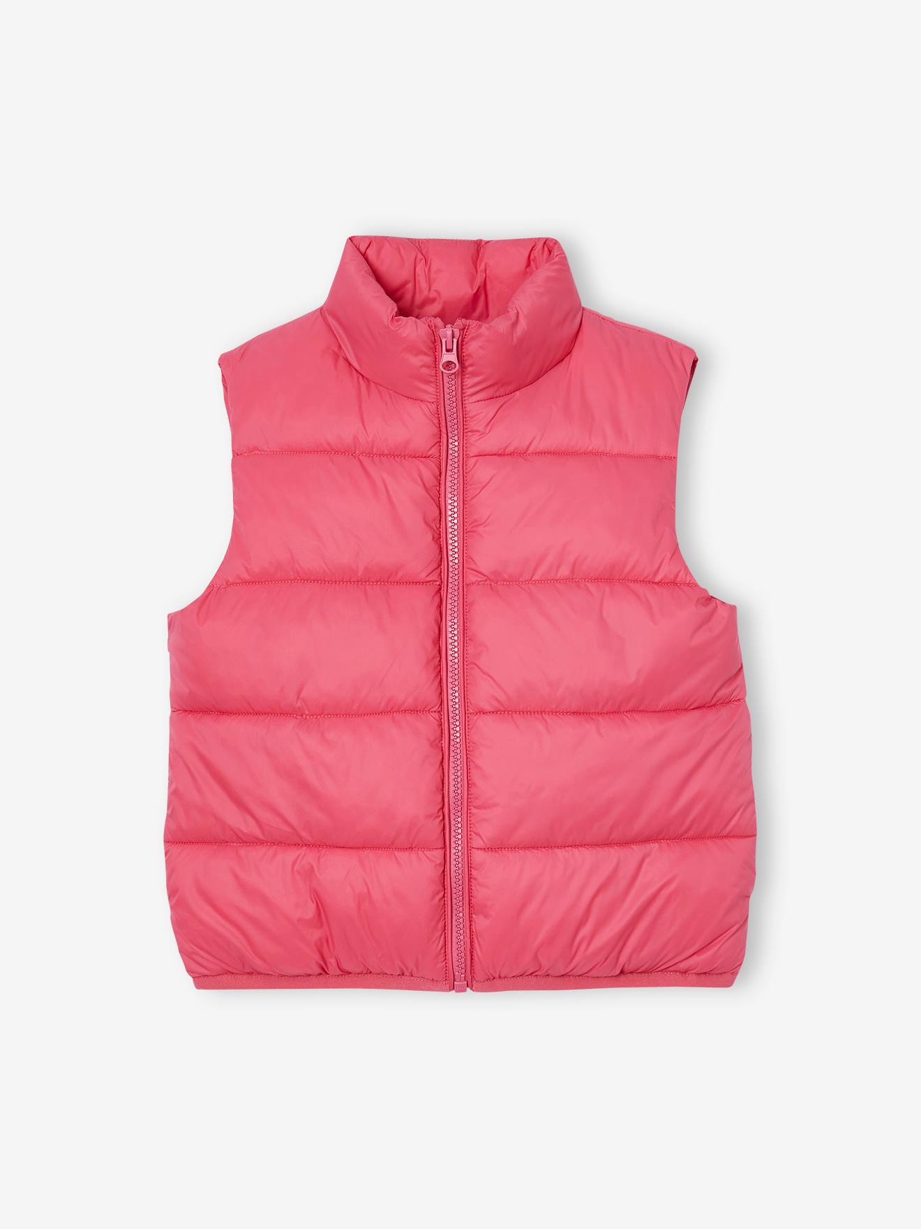 Doudoune Légère Enfant Doudoune Sans Manches Fille Colorblock - VERTBAUDET - Rose Poudré Taille 10 Ans Manteau Bébé Fille Vertbaudet - 7