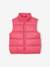 Sleeveless lightweight padded jacket for girls rose+sage green - vertbaudet enfant 