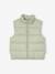 Sleeveless lightweight padded jacket for girls rose+sage green - vertbaudet enfant 
