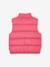Sleeveless lightweight padded jacket for girls rose+sage green - vertbaudet enfant 