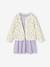 Printed Quilted Jacket & Dress Set for Girls rose+violet - vertbaudet enfant 