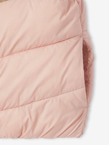 Colour block sleeveless padded jacket for girls rosy - vertbaudet enfant 