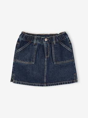 Jupe en jean fille - vertbaudet enfant -Jupe en jean fille