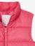 Sleeveless lightweight padded jacket for girls rose+sage green - vertbaudet enfant 