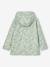 Printed hooded raincoat for girls grey green+multicoloured+navy blue+vanilla - vertbaudet enfant 