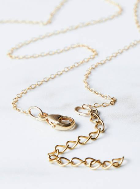 Simple fine gold chain, one of these four for ENVIE DE FRAISE gold - vertbaudet enfant 