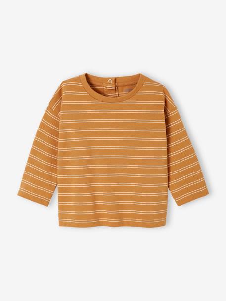 Pack of 3 T-Shirts for Babies, Basics caramel - vertbaudet enfant 