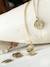 Initial medal, gold-plated jewellery Envie de fraise x 'Un de ces Quatre' gold - vertbaudet enfant 