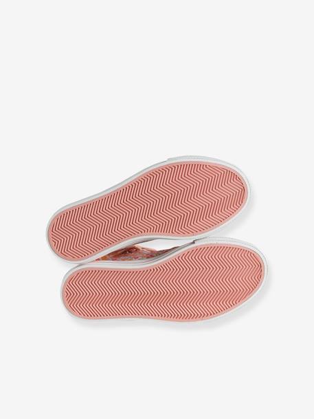 High-Top Trainers with Laces & Zip, for Children, Designed for Autonomy printed white - vertbaudet enfant 