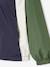 Blouson garçon coupe-vent colorblock bleu moyen+kaki+vert d'eau - vertbaudet enfant 
