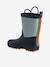 Wellies for Children, Designed for Autonomy printed green+set blue - vertbaudet enfant 
