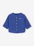 Chemise bébé col mao en gaze de coton personnalisable bleu électrique+écru+vert foncé - vertbaudet enfant 