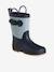 Wellies for Children, Designed for Autonomy printed green+set blue - vertbaudet enfant 