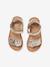 Occasion Wear Leather Sandals for Children, Designed for Autonomy gold - vertbaudet enfant 